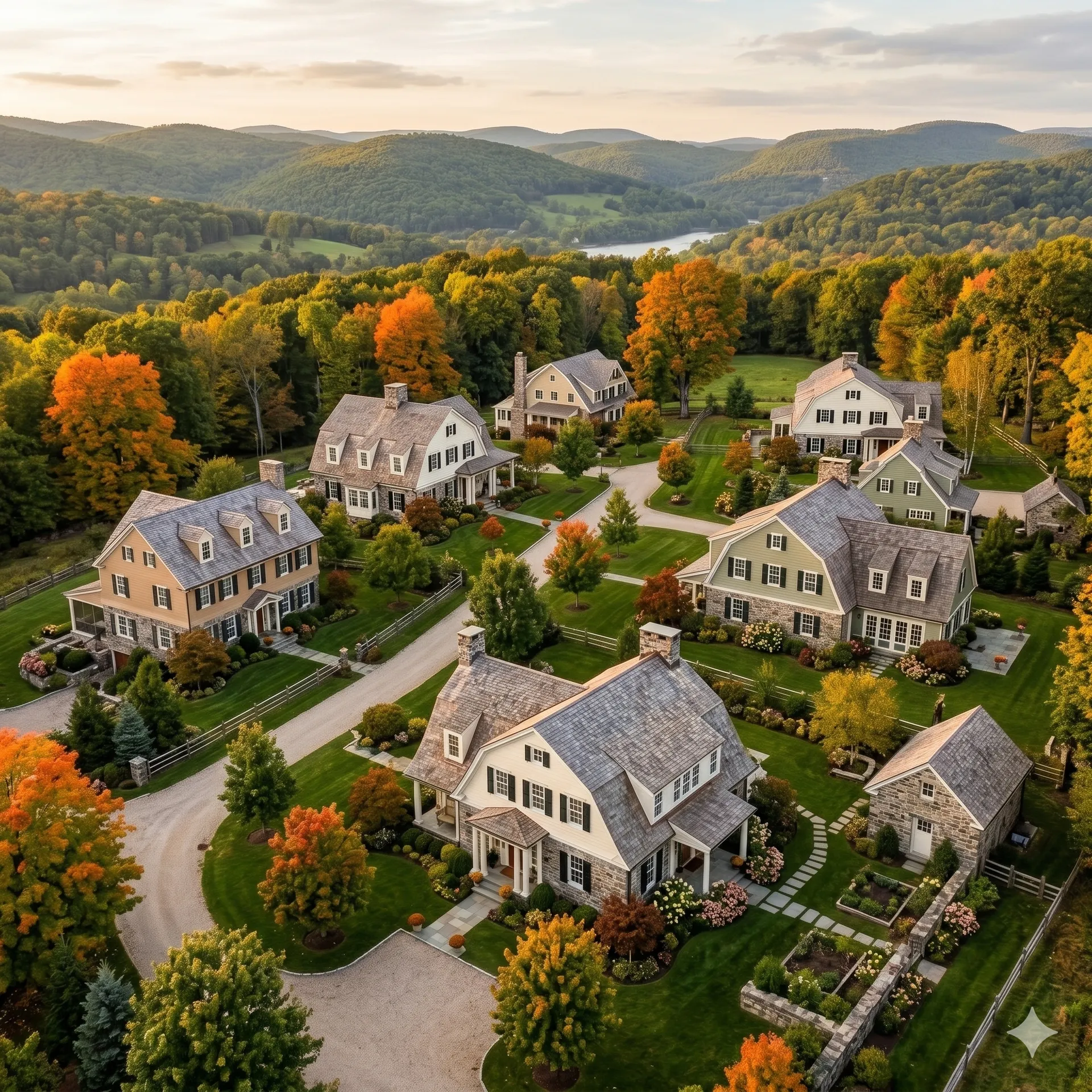 Residential neighborhood in the Capital Region of New York