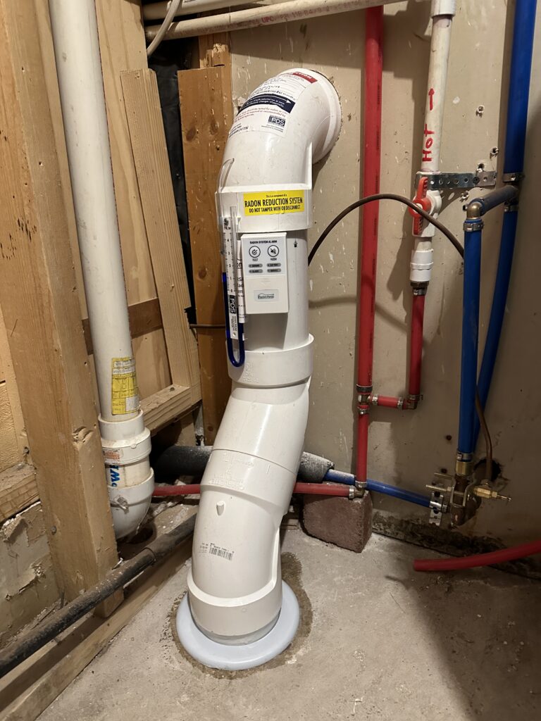 Radon gas testing